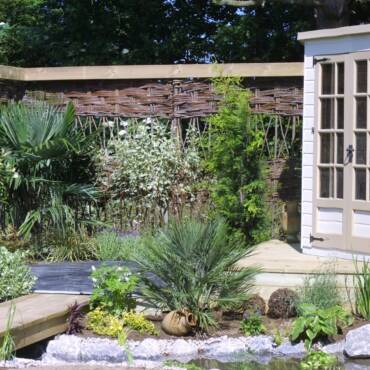 Summerhouse designed, built and installed by Hutchinsons in Essex