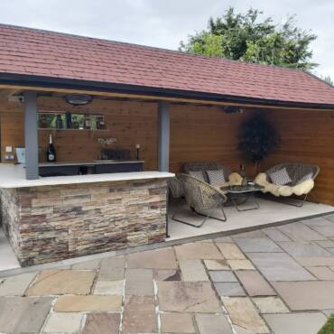 Summerhouse designed, built and installed by Hutchinsons in Essex