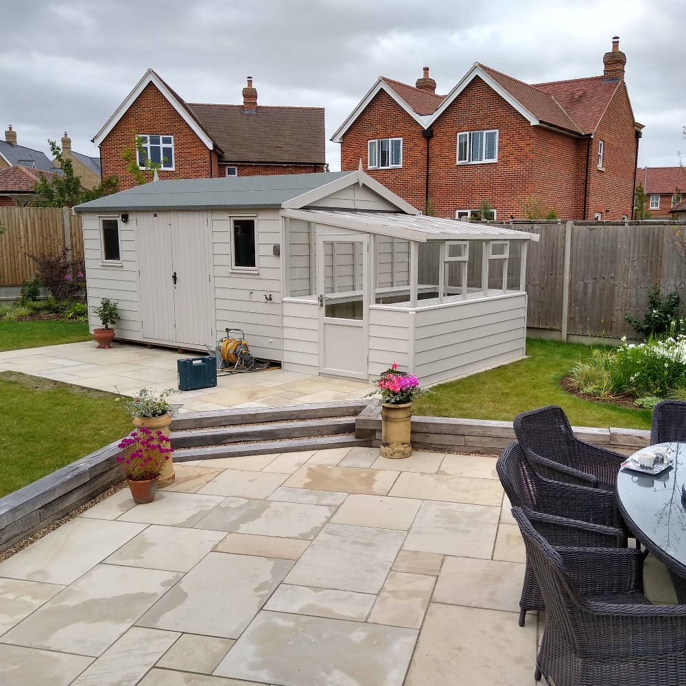 Summerhouse designed, built and installed by Hutchinsons in Essex