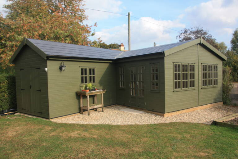 Summerhouse designed, built and installed by Hutchinsons in Essex