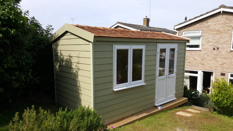 Summerhouse designed, built and installed by Hutchinsons in Essex