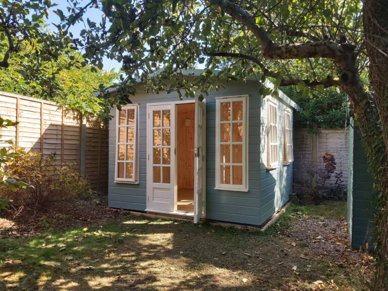 Summerhouse designed, built and installed by Hutchinsons in Essex