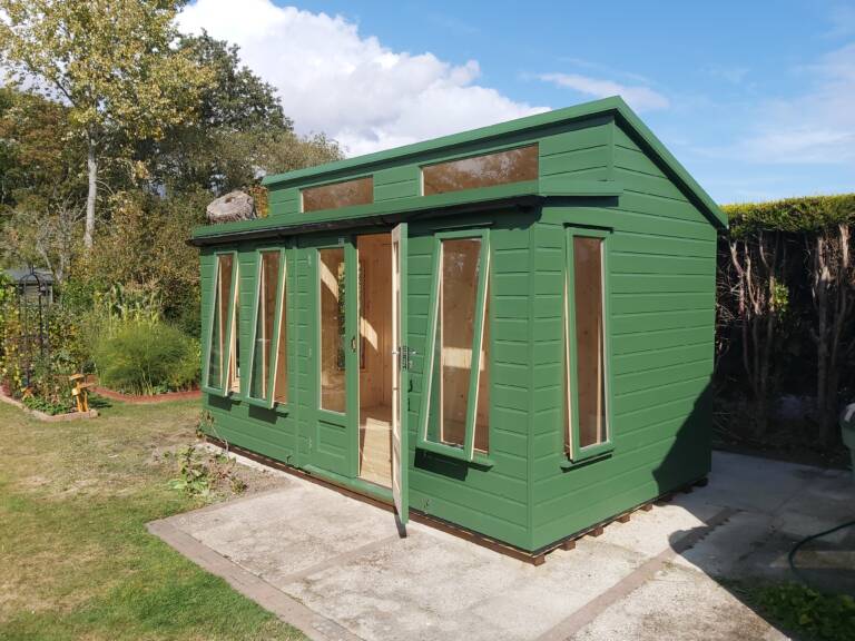 Summerhouse designed, built and installed by Hutchinsons in Essex