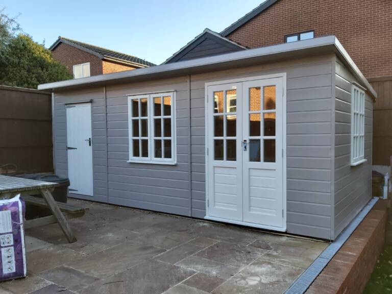 Summerhouse designed, built and installed by Hutchinsons in Essex