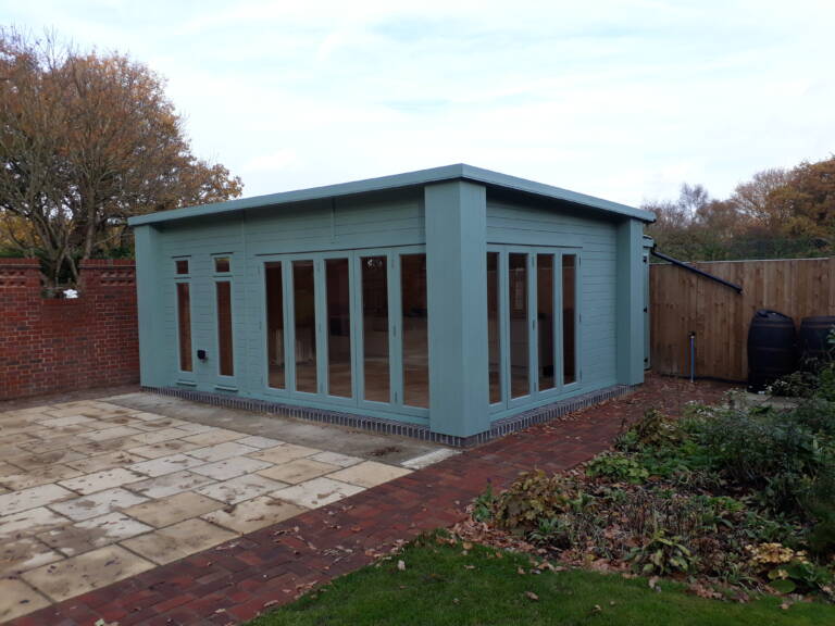 Summerhouse designed, built and installed by Hutchinsons in Essex