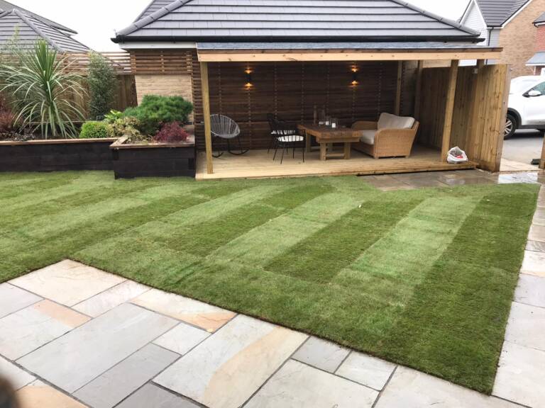 Summerhouse designed, built and installed by Hutchinsons in Essex