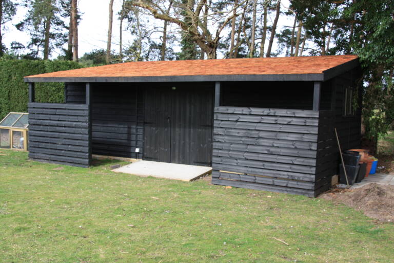 Pent Workshop designed, built and installed by Hutchinsons in Essex