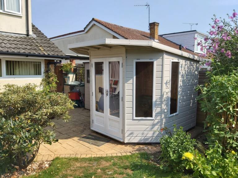 Summerhouse designed, built and installed by Hutchinsons in Essex