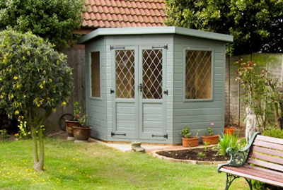 Summerhouse designed, built and installed by Hutchinsons in Essex