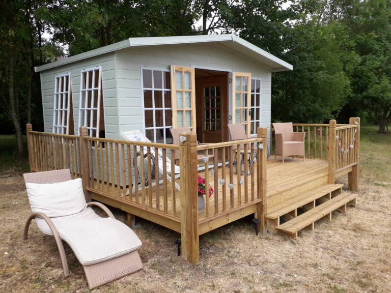 Summerhouse designed, built and installed by Hutchinsons in Essex