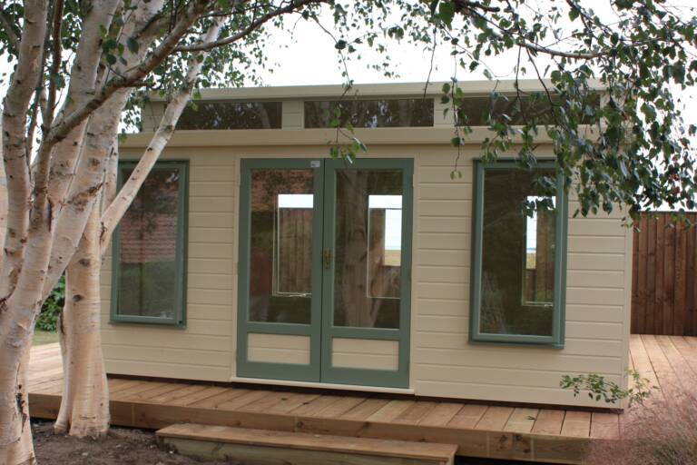 Summerhouse designed, built and installed by Hutchinsons in Essex