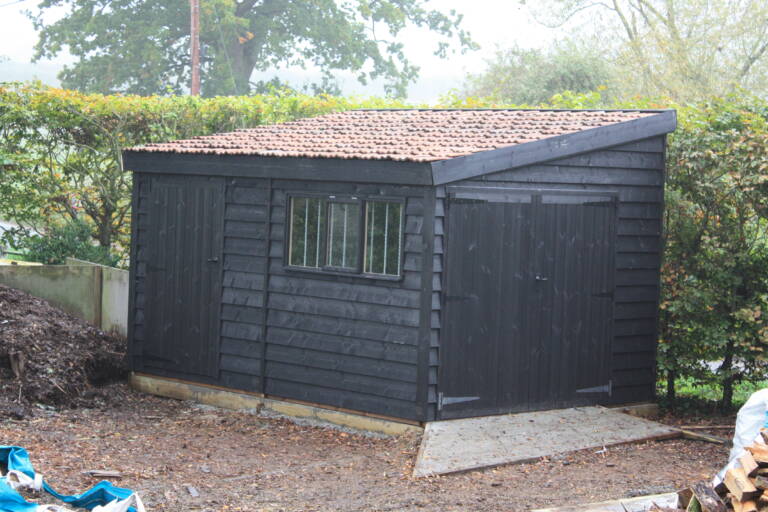 Tractor Shed designed, built and installed by Hutchinsons in Essex