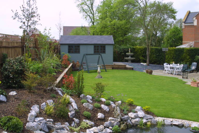 Summerhouse designed, built and installed by Hutchinsons in Essex