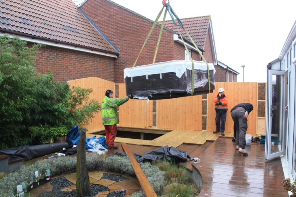 Summerhouse designed, built and installed by Hutchinsons in Essex