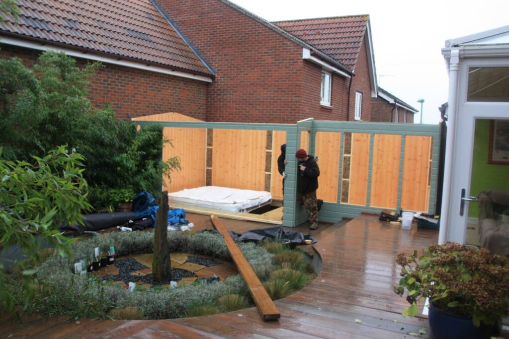 Summerhouse designed, built and installed by Hutchinsons in Essex