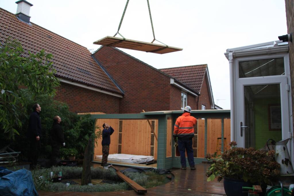 Summerhouse designed, built and installed by Hutchinsons in Essex