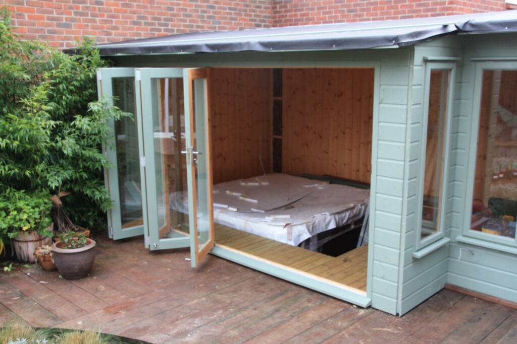 Summerhouse designed, built and installed by Hutchinsons in Essex