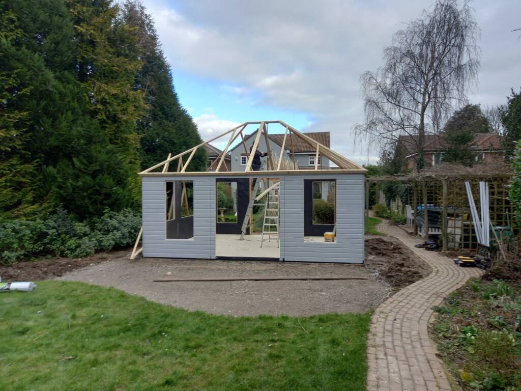 Summerhouse designed, built and installed by Hutchinsons in Essex