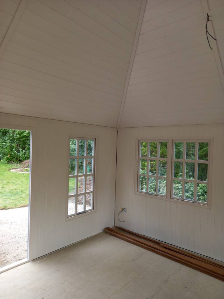 Summerhouse designed, built and installed by Hutchinsons in Essex